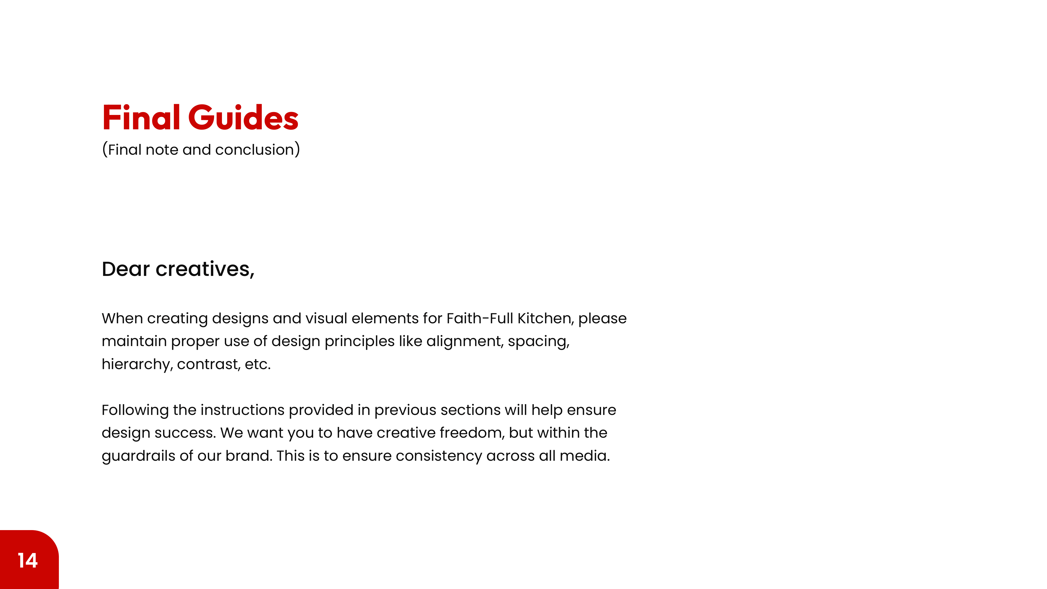 Faithful Kitchen Visual Guide - Page 13